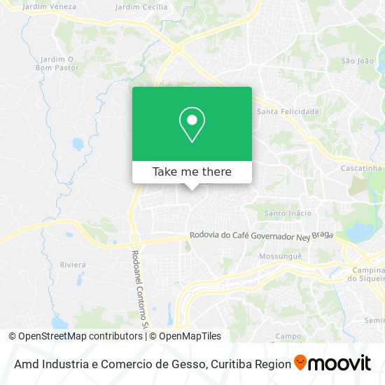 Amd Industria e Comercio de Gesso map