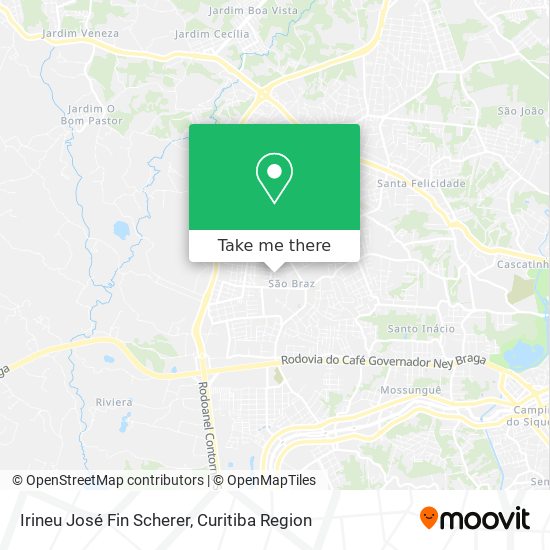 Irineu José Fin Scherer map