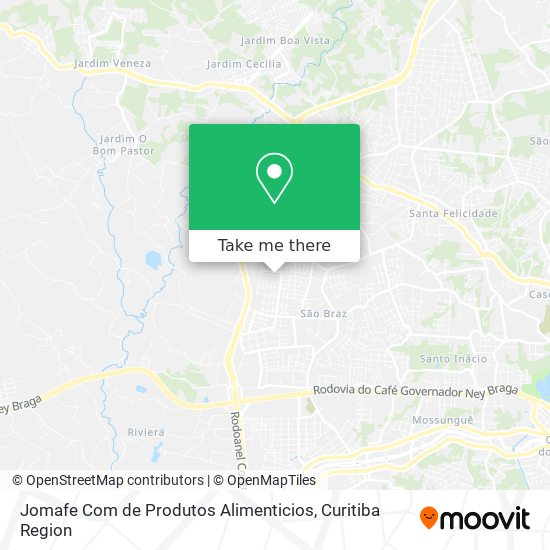 Jomafe Com de Produtos Alimenticios map
