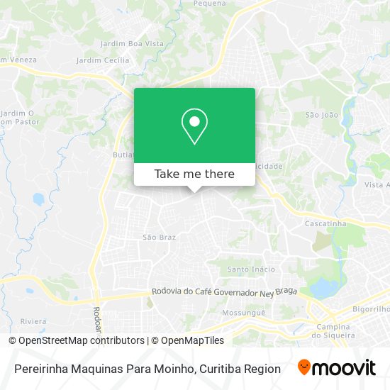 Pereirinha Maquinas Para Moinho map