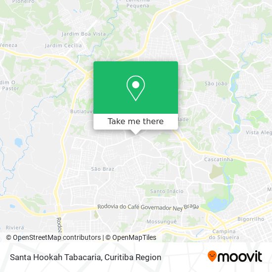 Santa Hookah Tabacaria map