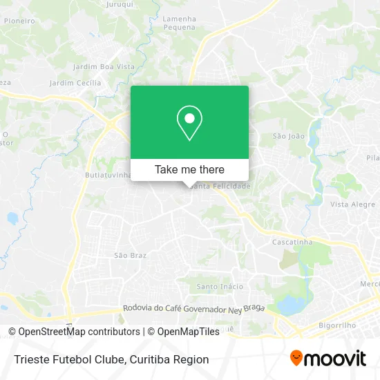 Trieste Futebol Clube map