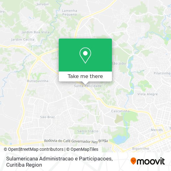 Sulamericana Administracao e Participacoes map