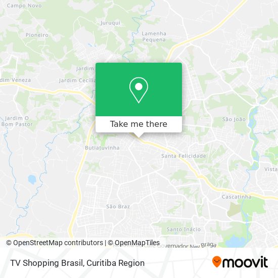 TV Shopping Brasil map