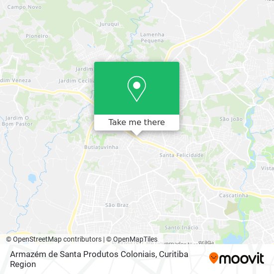 Armazém de Santa Produtos Coloniais map
