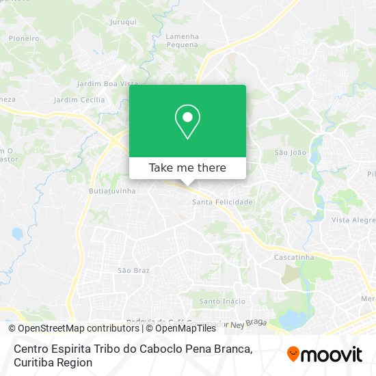 Centro Espirita Tribo do Caboclo Pena Branca map