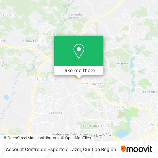 Account Centro de Esporte e Lazer map