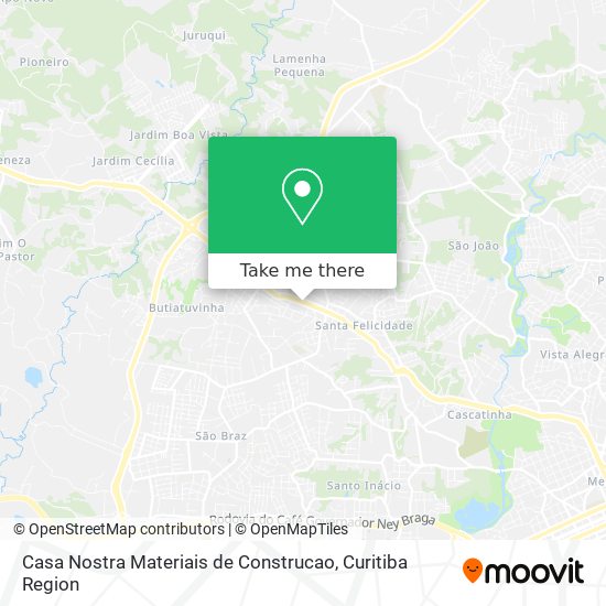 Casa Nostra Materiais de Construcao map