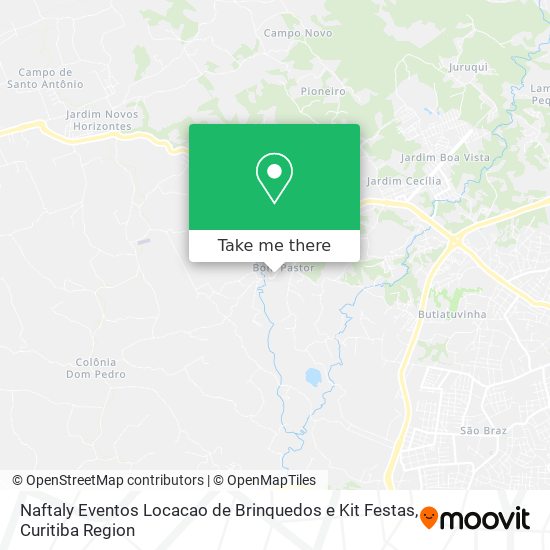 Naftaly Eventos Locacao de Brinquedos e Kit Festas map