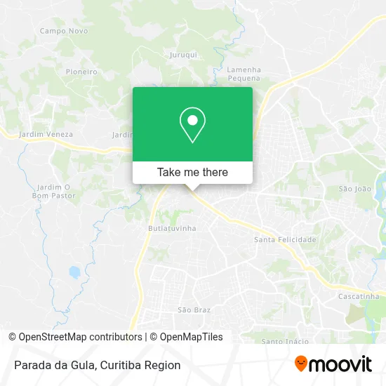 Parada da Gula map