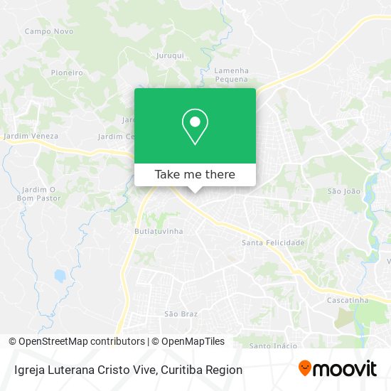 Igreja Luterana Cristo Vive map