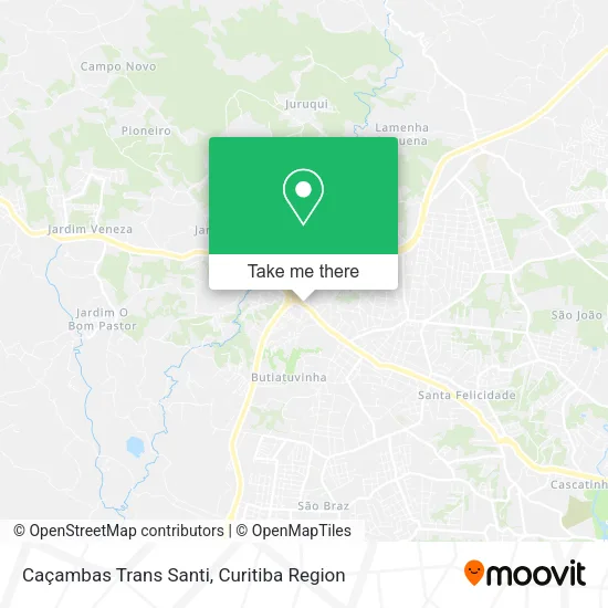 Mapa Caçambas Trans Santi
