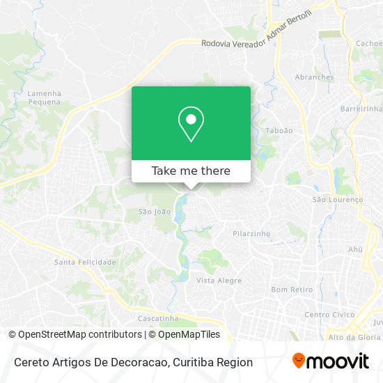 Cereto Artigos De Decoracao map