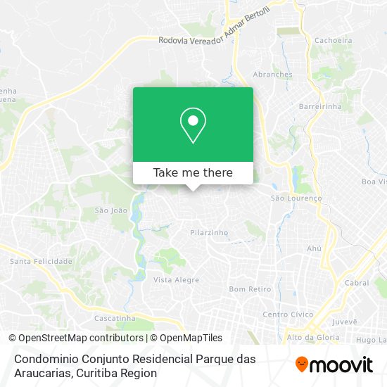 Condominio Conjunto Residencial Parque das Araucarias map