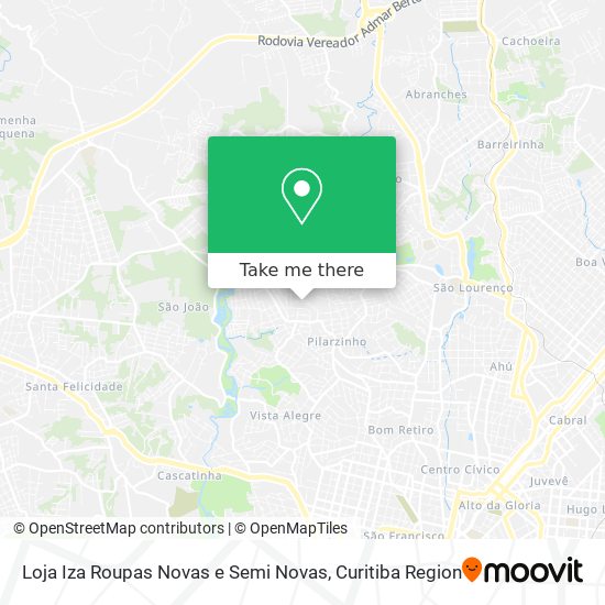 Loja Iza Roupas Novas e Semi Novas map