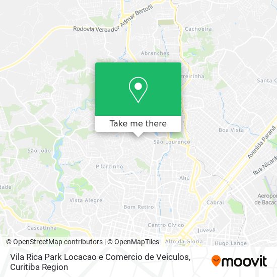 Vila Rica Park Locacao e Comercio de Veiculos map