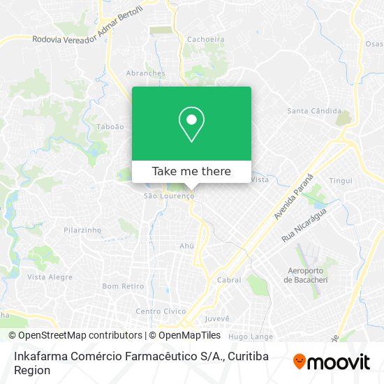 Inkafarma Comércio Farmacêutico S / A. map
