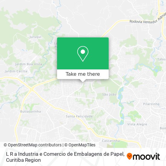 L R a Industria e Comercio de Embalagens de Papel map