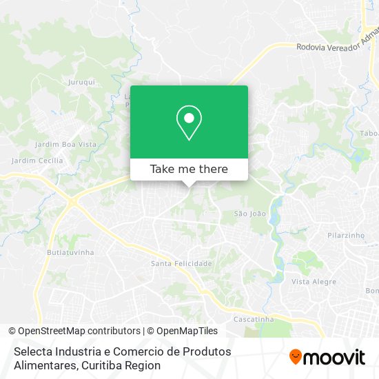 Selecta Industria e Comercio de Produtos Alimentares map