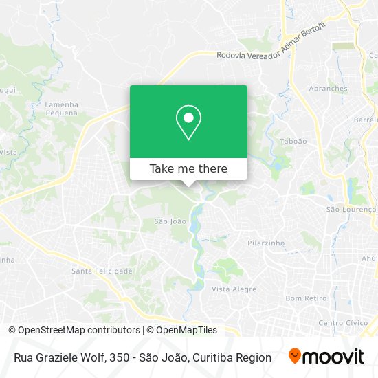 Rua Graziele Wolf, 350 - São João map