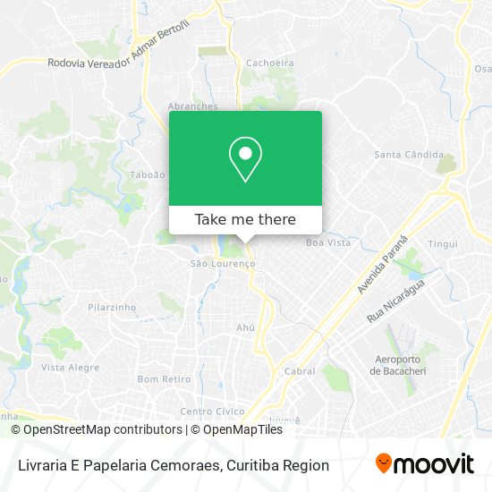 Livraria E Papelaria Cemoraes map
