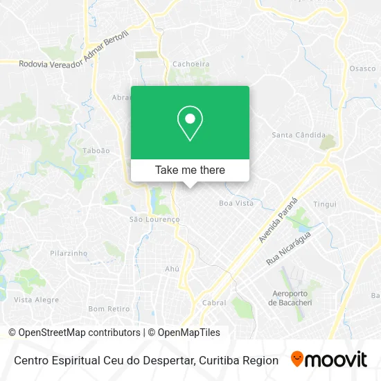 Centro Espiritual Ceu do Despertar map