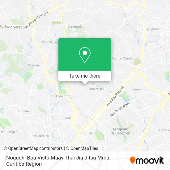 Noguchi Boa Vista Muay Thai Jiu Jitsu Mma map