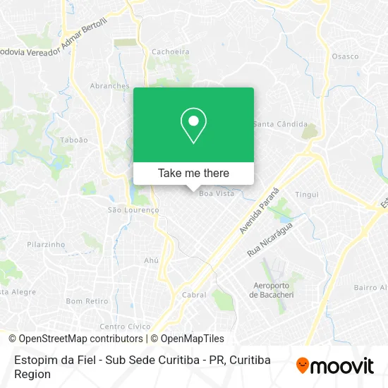 Estopim da Fiel - Sub Sede Curitiba - PR map