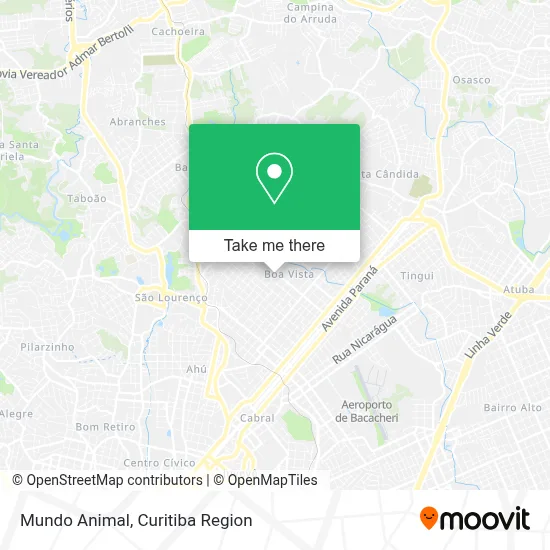 Mundo Animal map