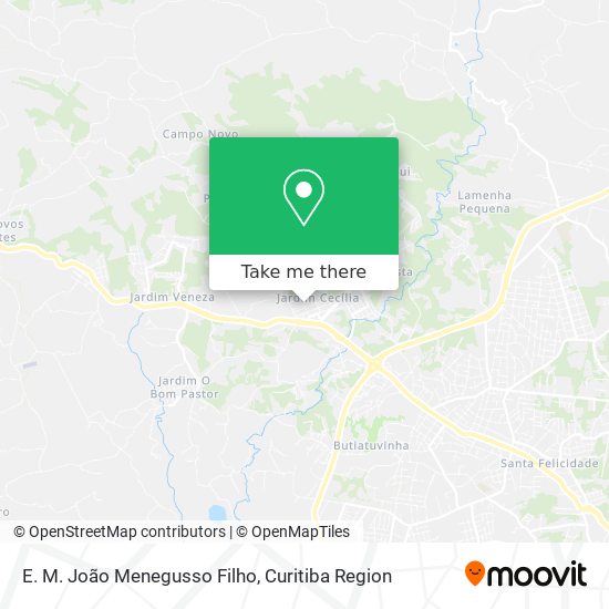 E. M. João Menegusso Filho map