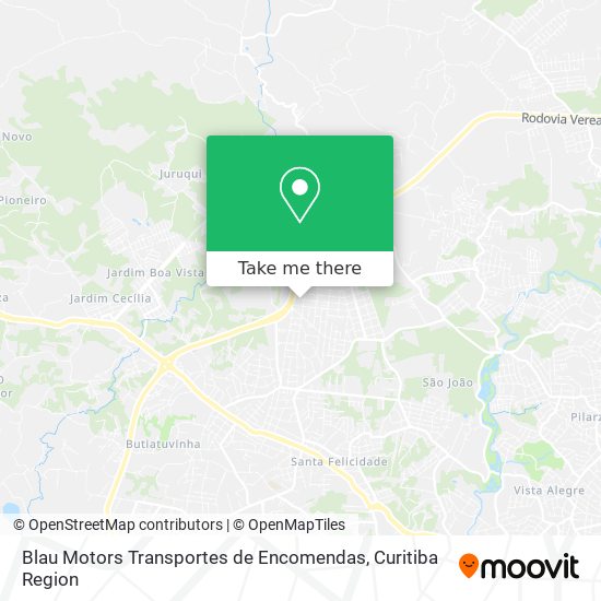 Mapa Blau Motors Transportes de Encomendas