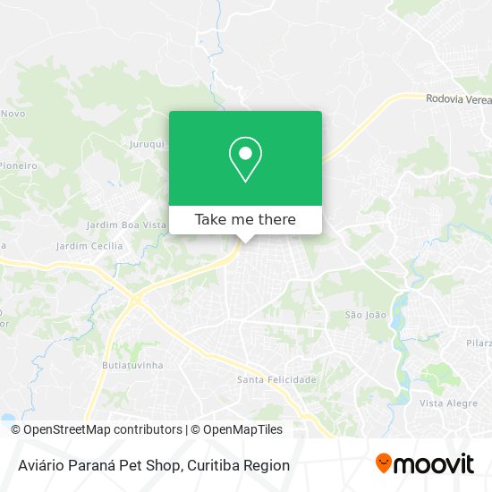 Aviário Paraná Pet Shop map