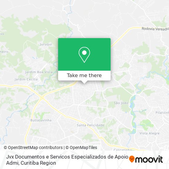Jvx Documentos e Servicos Especializados de Apoio Admi map