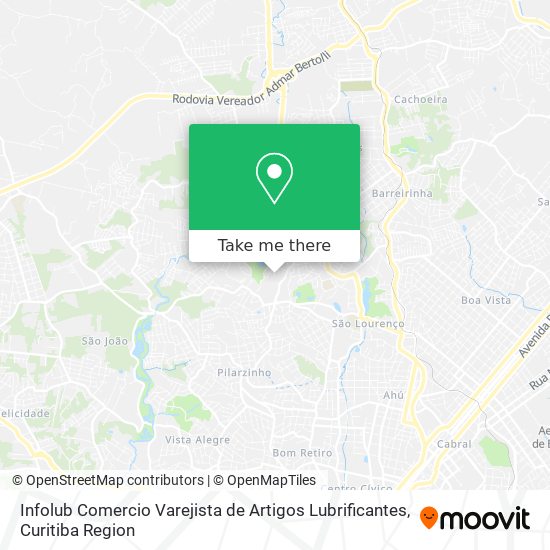 Infolub Comercio Varejista de Artigos Lubrificantes map