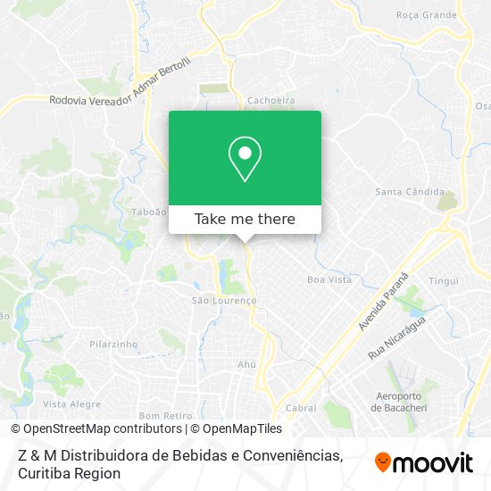 Z & M Distribuidora de Bebidas e Conveniências map