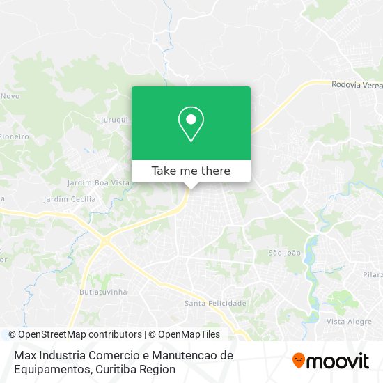 Max Industria Comercio e Manutencao de Equipamentos map