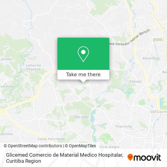 Glicemed Comercio de Material Medico Hospitalar map