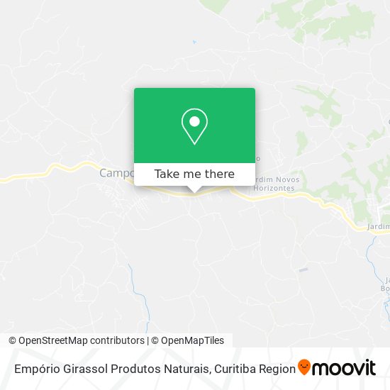 Empório Girassol Produtos Naturais map