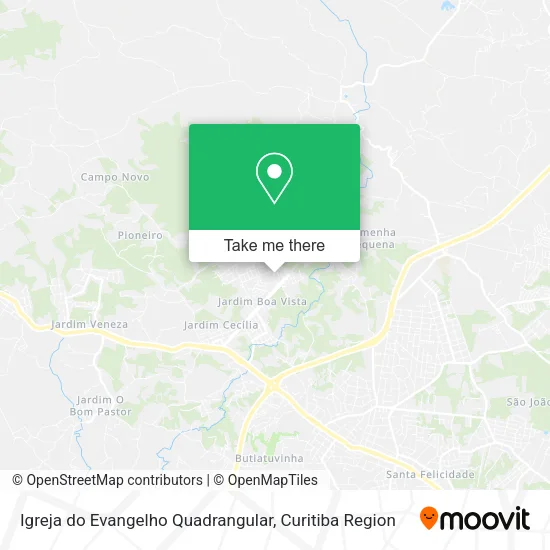 Igreja do Evangelho Quadrangular map