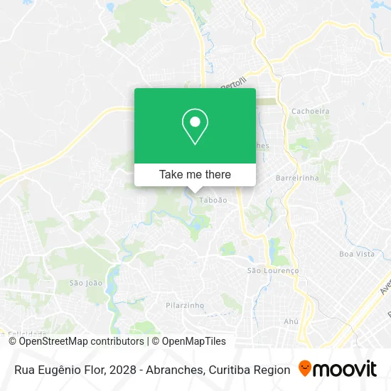Rua Eugênio Flor, 2028 - Abranches map