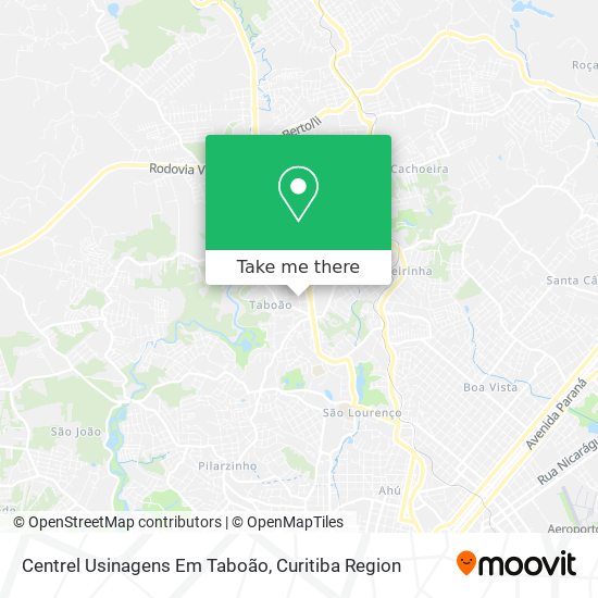 Mapa Centrel Usinagens Em Taboão