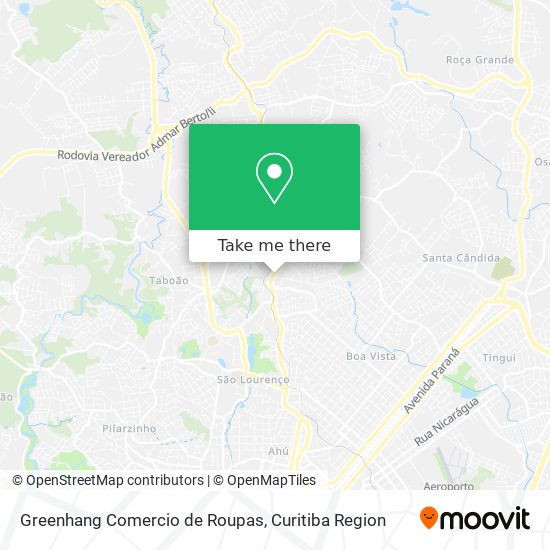 Greenhang Comercio de Roupas map