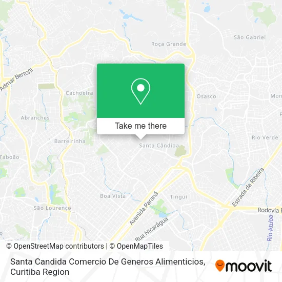 Santa Candida Comercio De Generos Alimenticios map