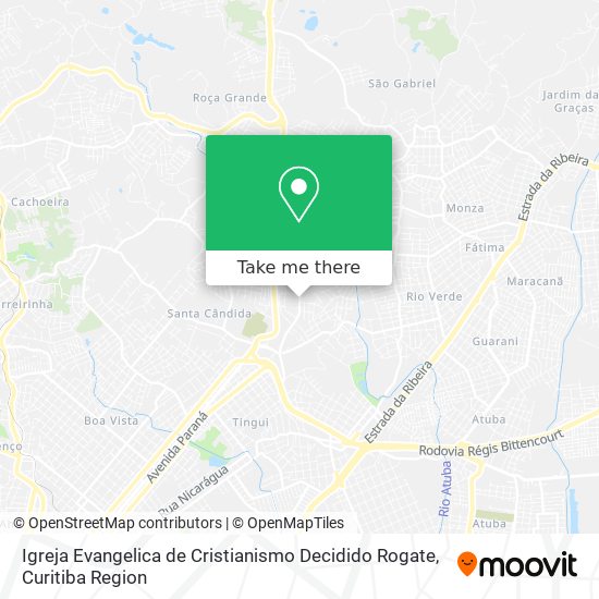 Igreja Evangelica de Cristianismo Decidido Rogate map