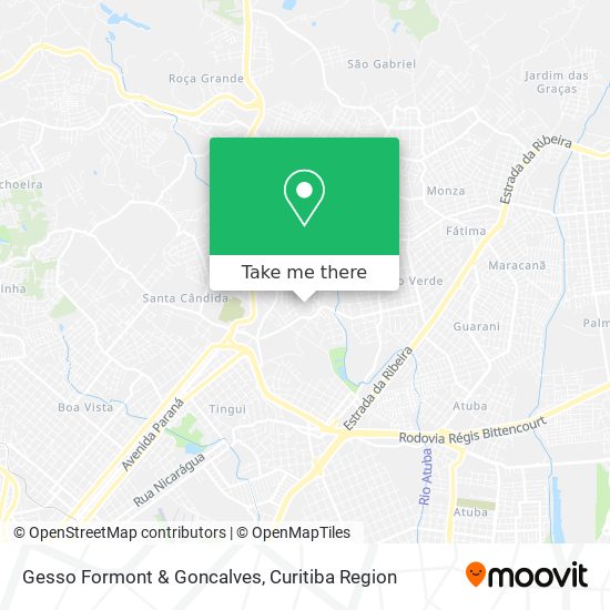 Gesso Formont & Goncalves map