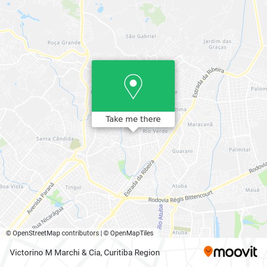 Victorino M Marchi & Cia map
