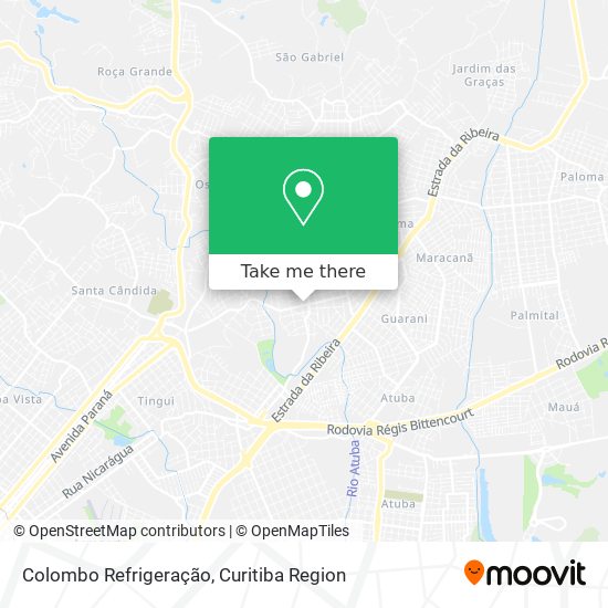 Colombo Refrigeração map