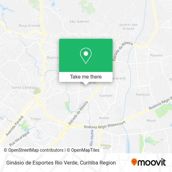 Ginásio de Esportes Rio Verde map