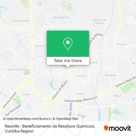 Resivile - Beneficiamento de Residuos Quimicos map