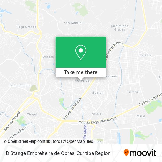 D Stange Empreiteira de Obras map